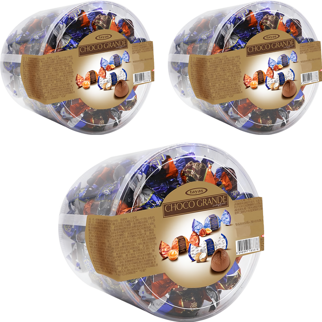 tayas 格蘭德綜合味可可製品, 1kg, 3罐