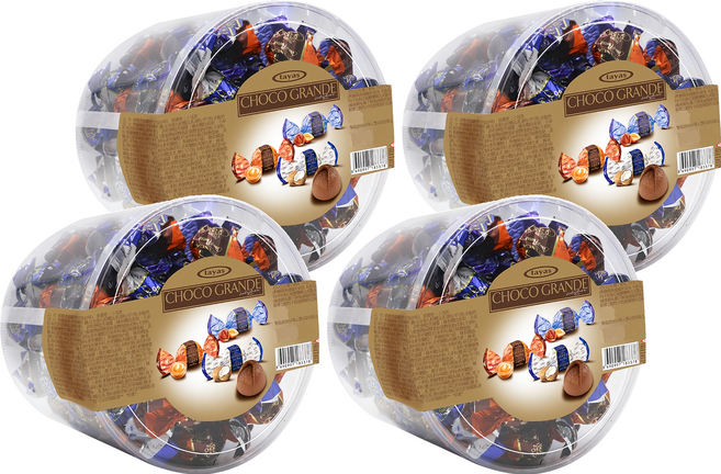 tayas 格蘭德綜合味可可製品, 1kg, 4罐