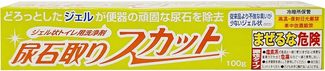 鈴木油脂 馬桶尿垢清潔劑, 100g, 1條