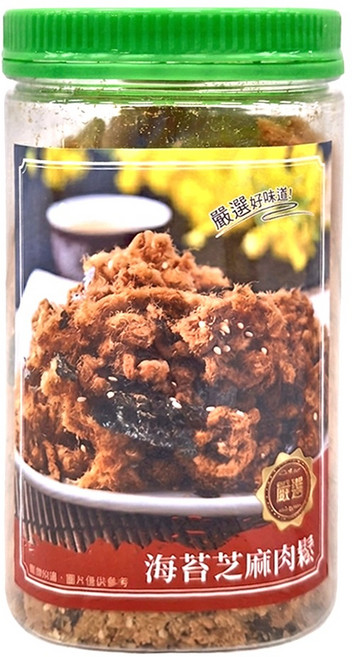 金平陽 芝麻海苔肉酥, 300g, 1罐