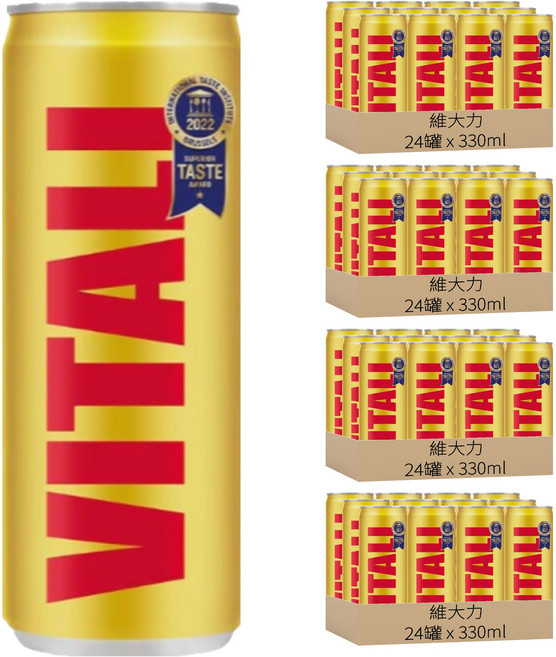 維大力 VITALI Vitamin 汽水, 330ml, 96罐