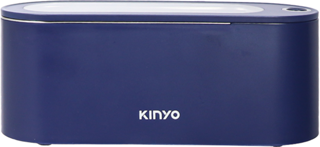 Kinyo 超聲波隨身清洗機 200 x 77 x 83mm 850g, 藍色, 1台