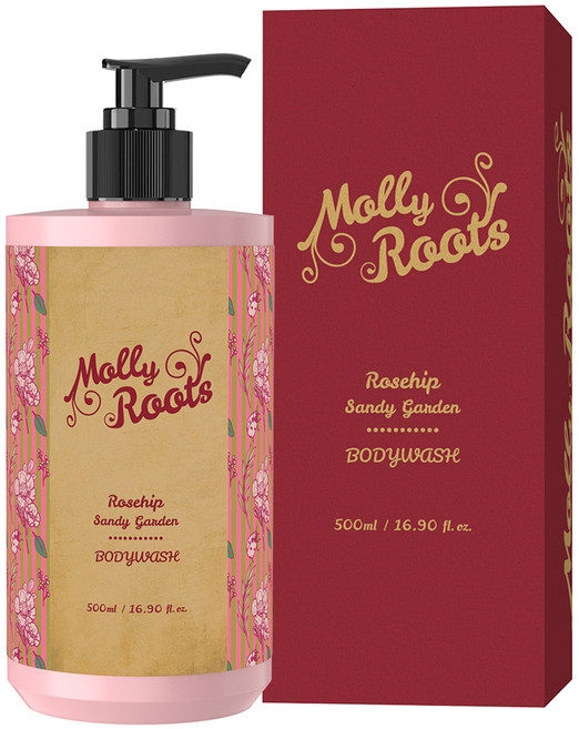몰리루트 로즈힙 샌디가든 바디워시, 500ml, 1개