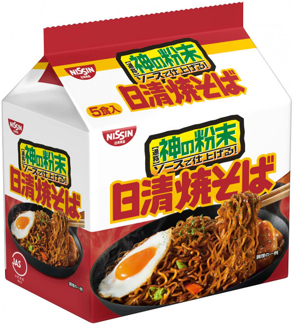 NISSIN 日清 燒炒麵 100g, 5包
