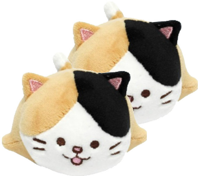 모찌타운 까망 인형스트레스볼 스퀴시 손장난감, 2개