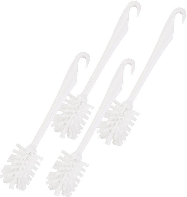 생활공식 다용도 세척 둥근 청소솔, 화이트, 4개