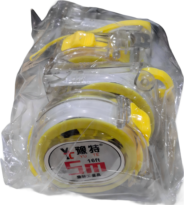 豫特加厚透明鋼捲尺 5M, 4個