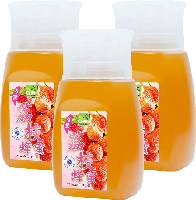 彩花蜜 台灣荔枝蜂蜜, 350g, 3瓶