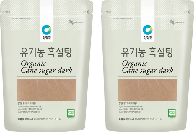 청정원 흑설탕, 1kg, 2개