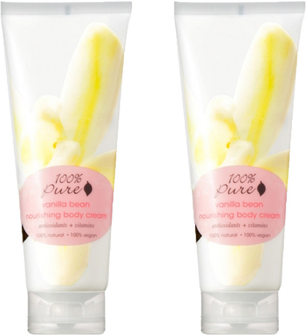 100퍼센트퓨어 너리싱 바디크림 바닐라 빈, 236ml, 2개