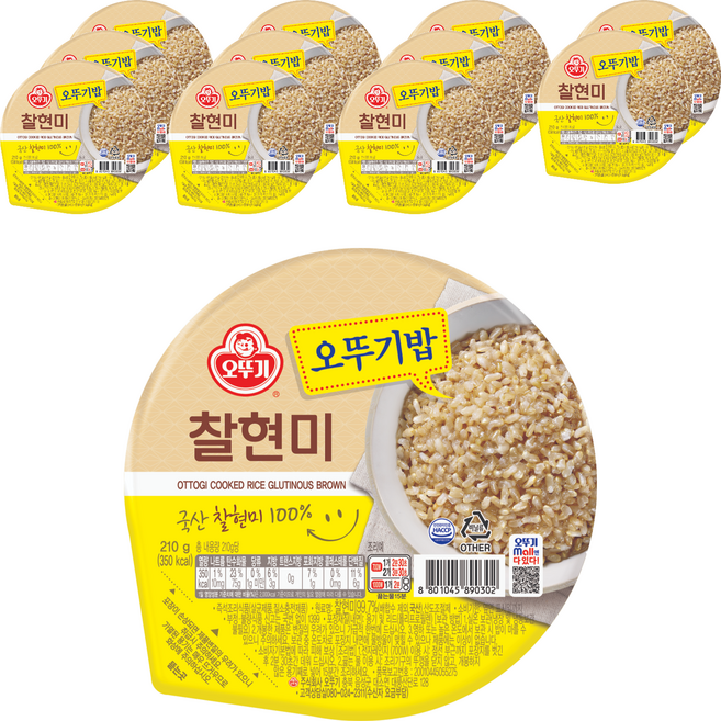 OTOKI 不倒翁 美味即食糯糙米飯, 210g, 12入