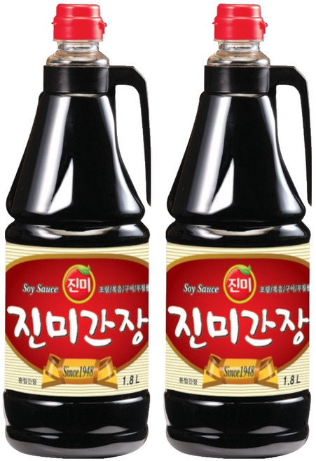 진미 간장, 1.8L, 2개