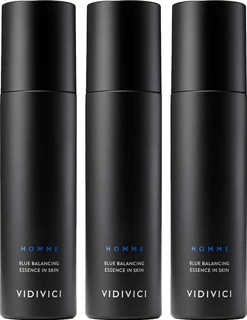 VIDIVICI 男士藍色平衡精華化妝水, 100ml, 3個