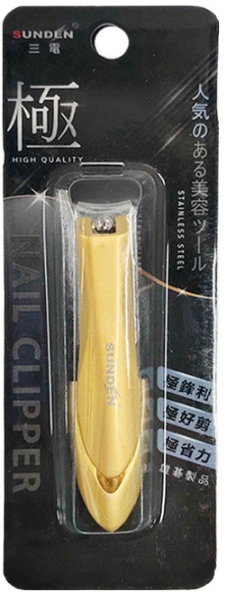 SUNDEN 螳螂中型集屑指甲剪 7.1 x 1.7cm, SD1424 顏色隨機, 1個