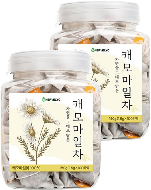 이너블릭 캐모마일 차, 1.5g, 100개입, 2개