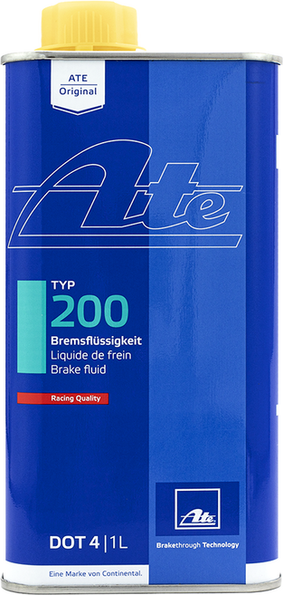Ate RACING DOT4 4號煞車油 1L, TYP200, 1瓶