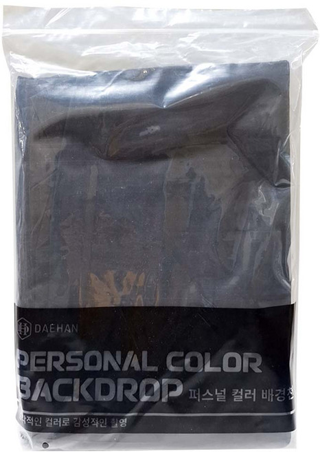 DAEHAN 標準攝影用背景布 2.4 x 3m, 1個, 黑色