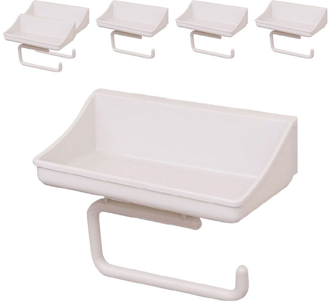 윈프라이스 매직 휴지걸이, 화이트, 6개