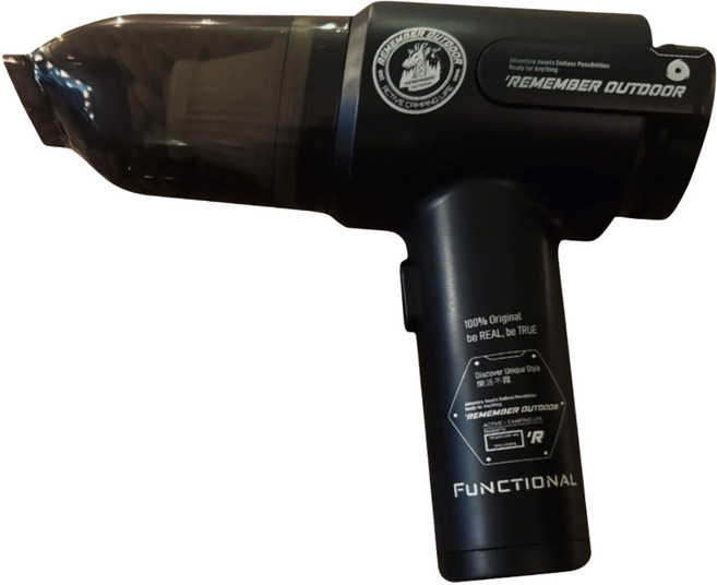 LOHACAMP 樂活不露 雷神3in1無線吸塵器 附6件組配件 DC 5V 鋰電池7.4V 1800mAh 重量360g, 夜幕黑, VC-01B