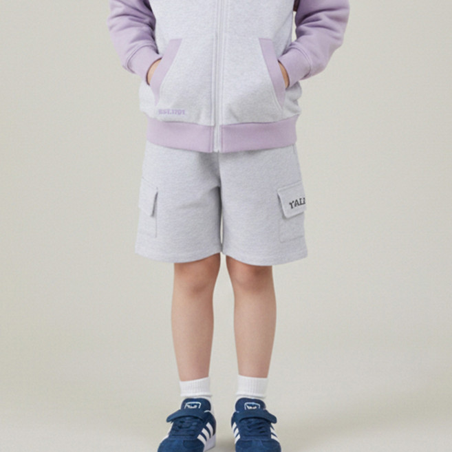 예일키즈 아동용 예일 버뮤다 카고 스웻 팬츠 YJCCSPF13430