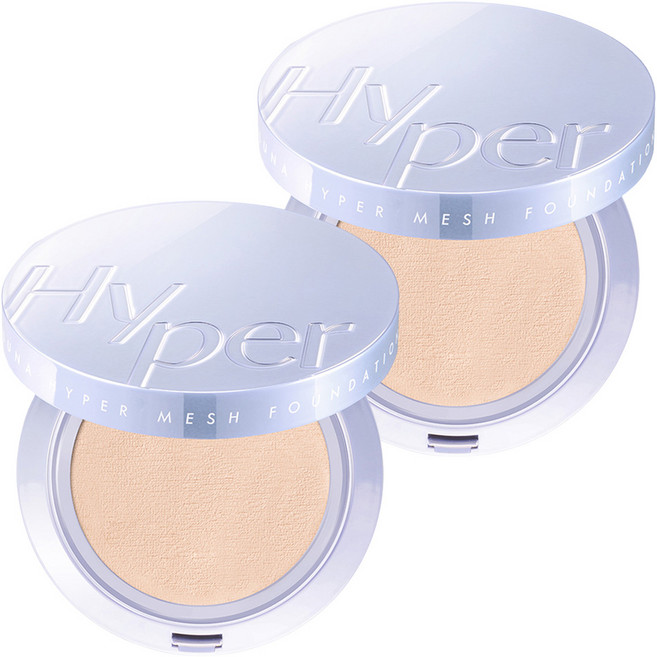 LunA Hyper Mesh氣墊粉餅 13g, 2個, 0.7 Ivory