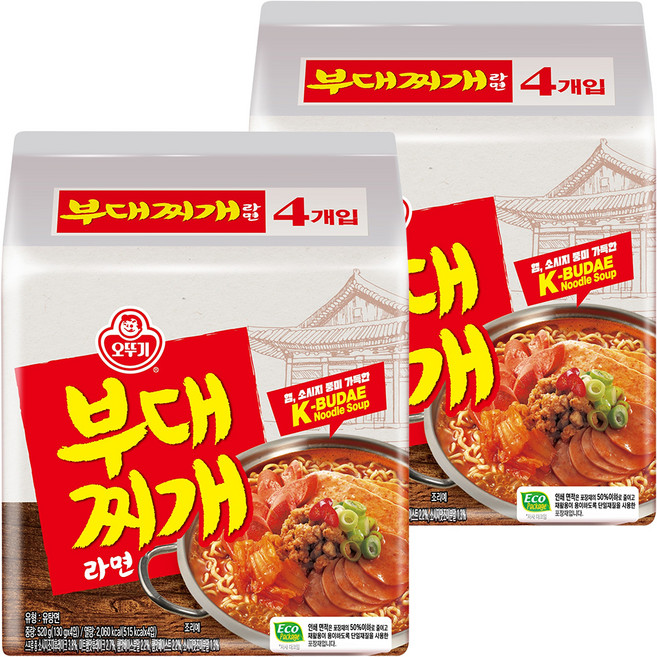 오뚜기 부대찌개라면 130g, 8개