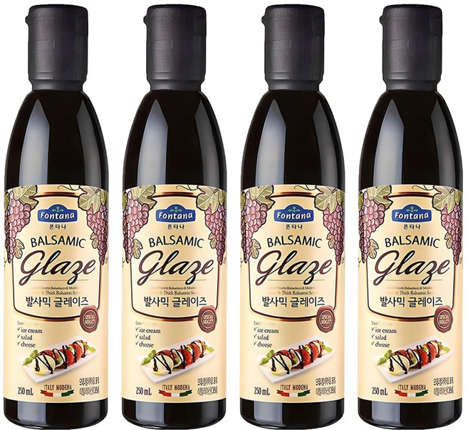폰타나 발사믹 글레이즈, 250ml, 4개