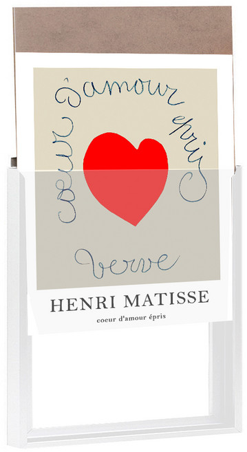 리드오프 원터치 오픈형 알루미늄 벽걸이 액자 프레임, 화이트, 1개