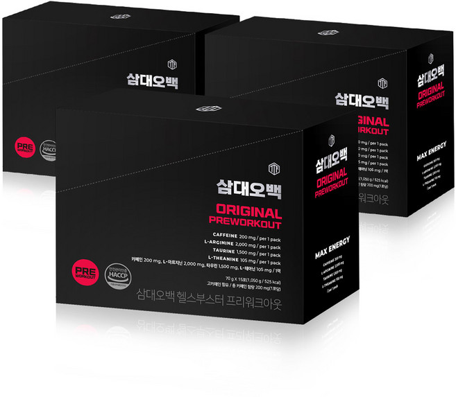 삼대오백 헬스부스터 에너지 드링크, 70g, 45개