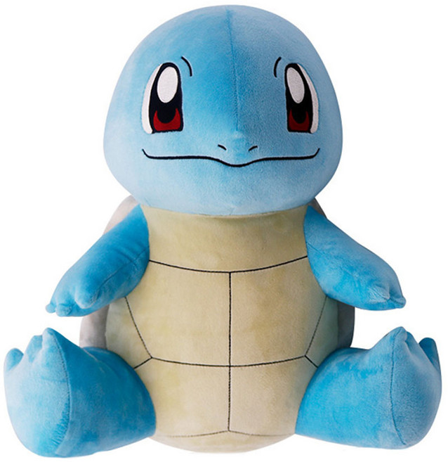 寶可夢 傑尼龜大型絨毛玩偶, 45cm, 混和顏色, 1個