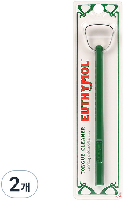 유시몰 클래식 스테인레스 혀클리너, 15g, 2개