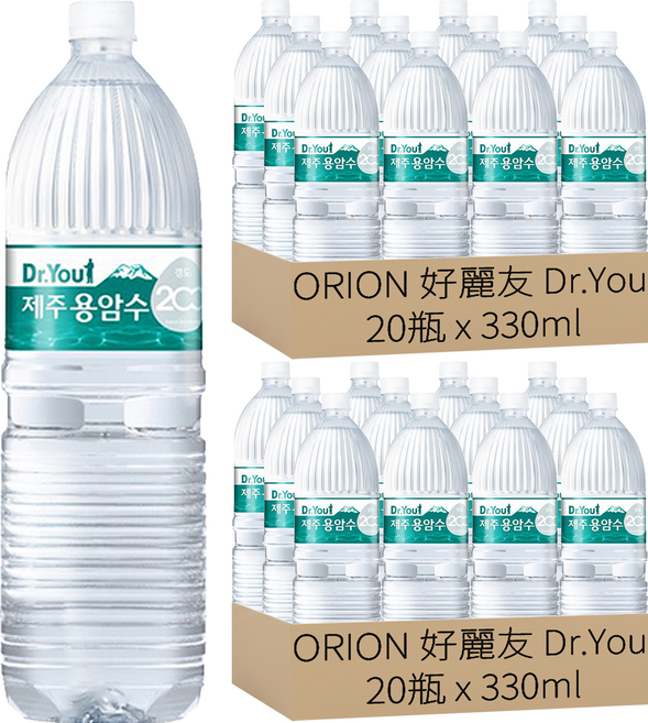 ORION 好麗友 Dr.You 濟州熔岩水, 330ml, 40瓶