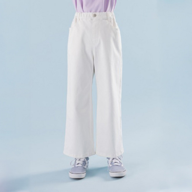 아이러브제이 데이컬 면 스판 와이드 팬츠