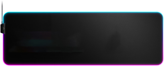 스틸시리즈 QcK Prism Cloth RGB 게이밍 마우스패드 XL, 1개, 블랙