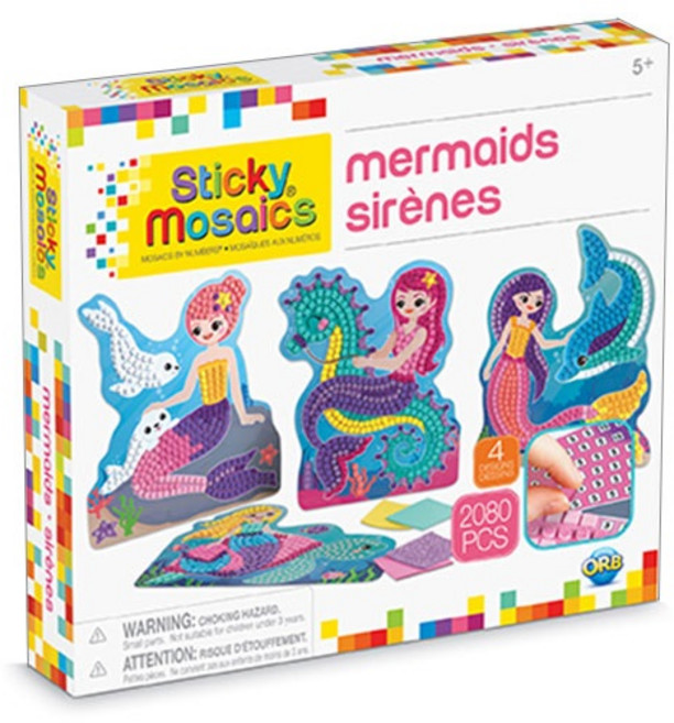 오르브 팩토리 뉴 스티커 모자이크, 인어공주, 1세트
