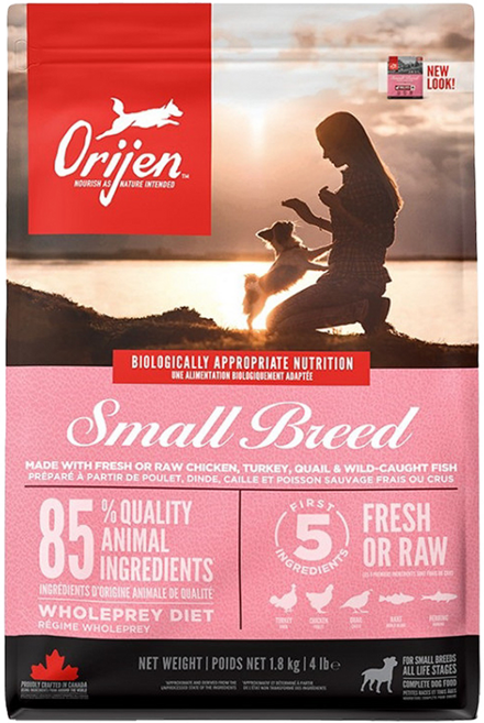 Orijen 歐睿健 台灣公司貨 全齡小型犬用 11種肉無穀配方 乾飼料, 野牧鮮雞 + 野生漁獲, 1.8kg, 1袋
