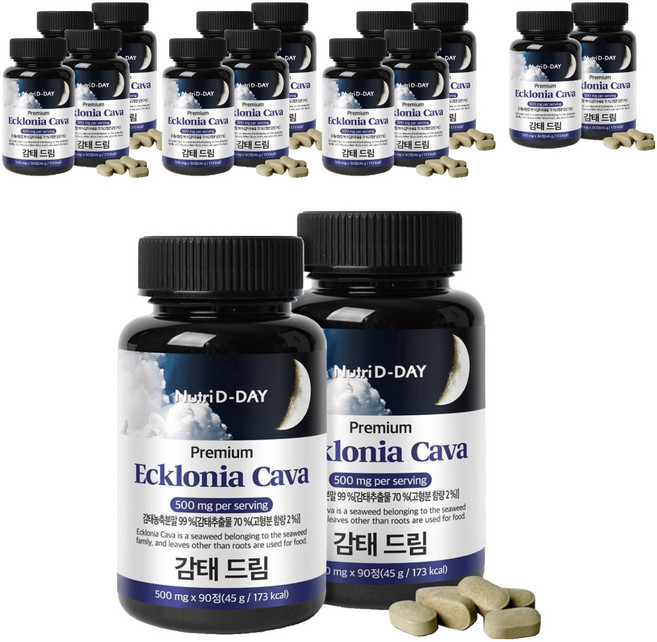 뉴트리디데이 감태 드림 타블렛 영양제, 90정, 16개