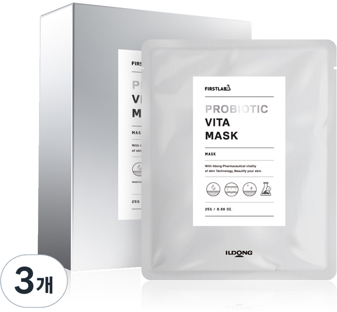 일동제약 퍼스트랩 프로바이오틱 비타 마스크팩, 10개입, 3개