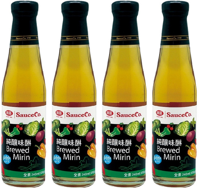 味榮 純釀味醂 全素, 240ml, 4瓶