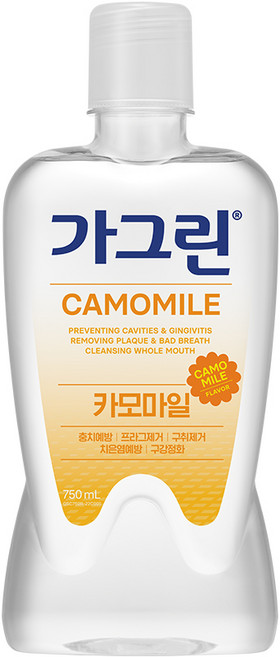 가그린 카모마일 구강청결제, 750ml, 1개