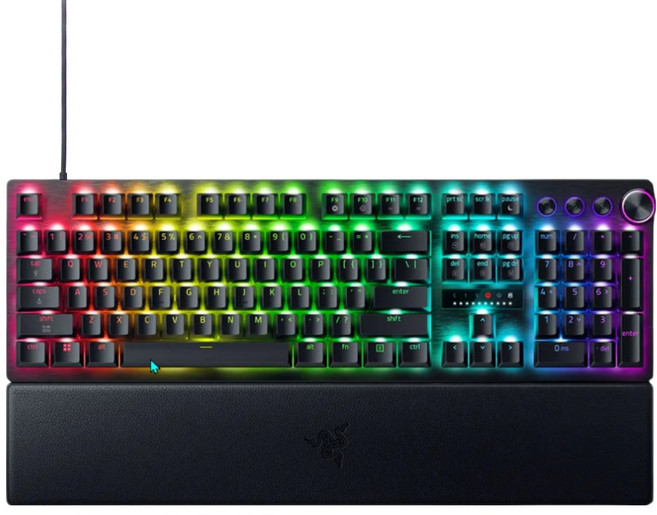 RAZER 雷蛇 獵魂光蛛 V3 Pro 電競 Wired 鍵盤 類比式光軸 8K 黑色 RZ03-05530100-R3M1