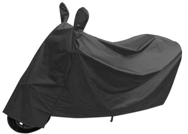 葉子小舖 防水機車套 有耳款, 黑色