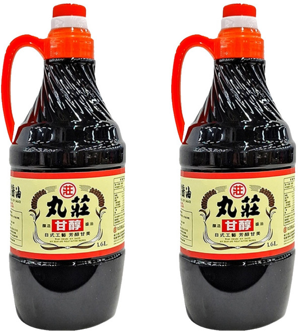 丸莊醬油 甘醇釀造醬油, 1.6L, 2瓶