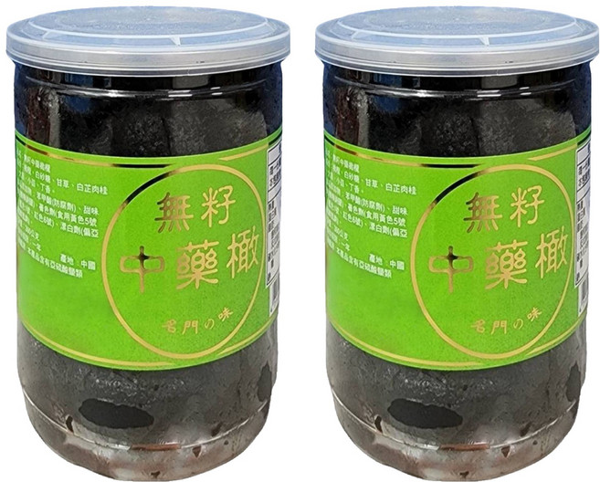 嘉禾牌 中藥橄欖無籽, 360g, 2罐