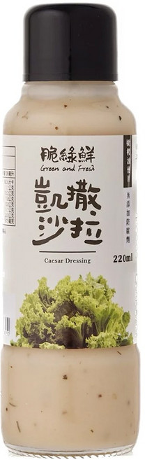 KOKUMORI 穀盛 脆綠鮮沙拉 凱撒, 220ml, 1瓶
