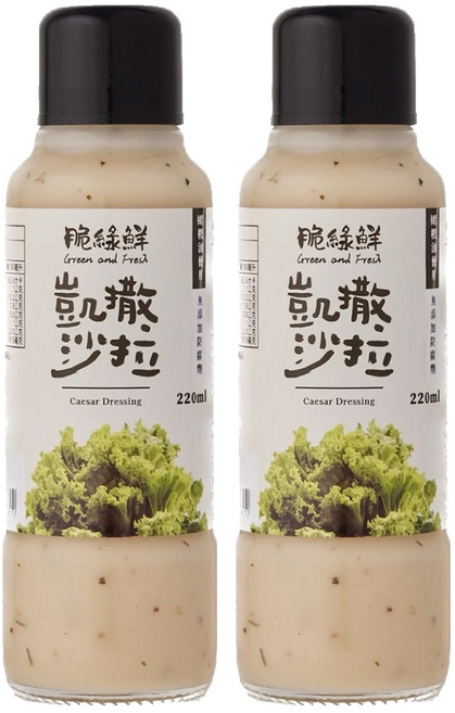 KOKUMORI 穀盛 脆綠鮮沙拉 凱撒, 220ml, 2瓶
