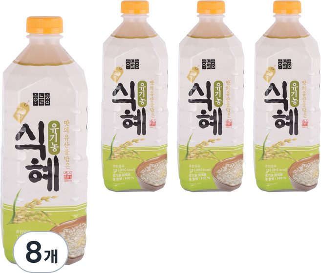 하늘청 유기농 식혜, 1.8L, 8개