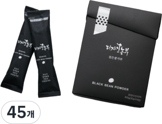 디자인농부 검은콩가루, 20g, 45개