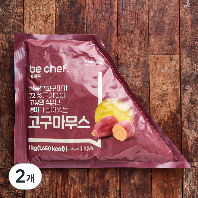 비셰프 고구마무스, 1kg, 2개