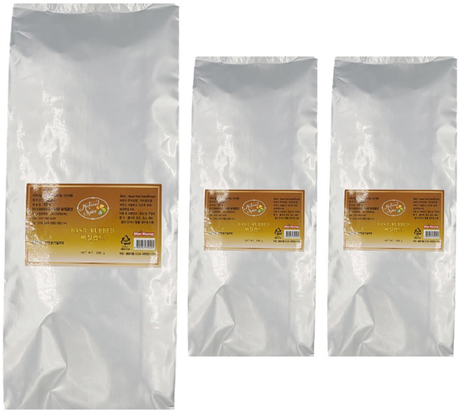 내츄럴스파이스 바질럽드, 500g, 3개